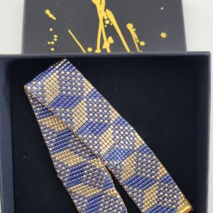 Bracelet Cubes Vision 3D Bleu