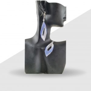 Boucles d'Oreilles Feuillage Océan