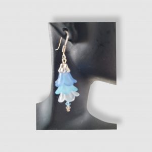 Boucles d'oreilles Lucite Tricolore B