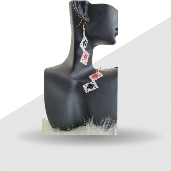 Boucles d'oreilles Cartes en Folies
