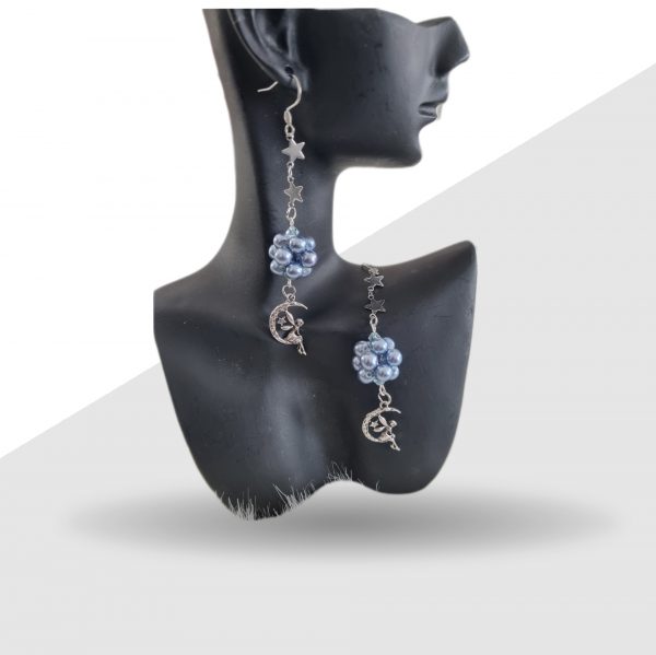 Boucles d'Oreilles Fée Luna Perla