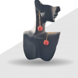Boucles d'oreilles Eclats de Rubis